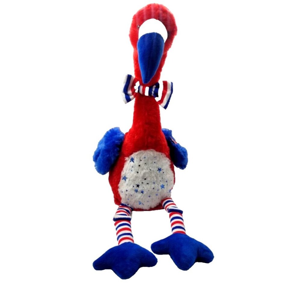 Patriotic Animated Flamingo Dan Dee Sings Dances to Macarena